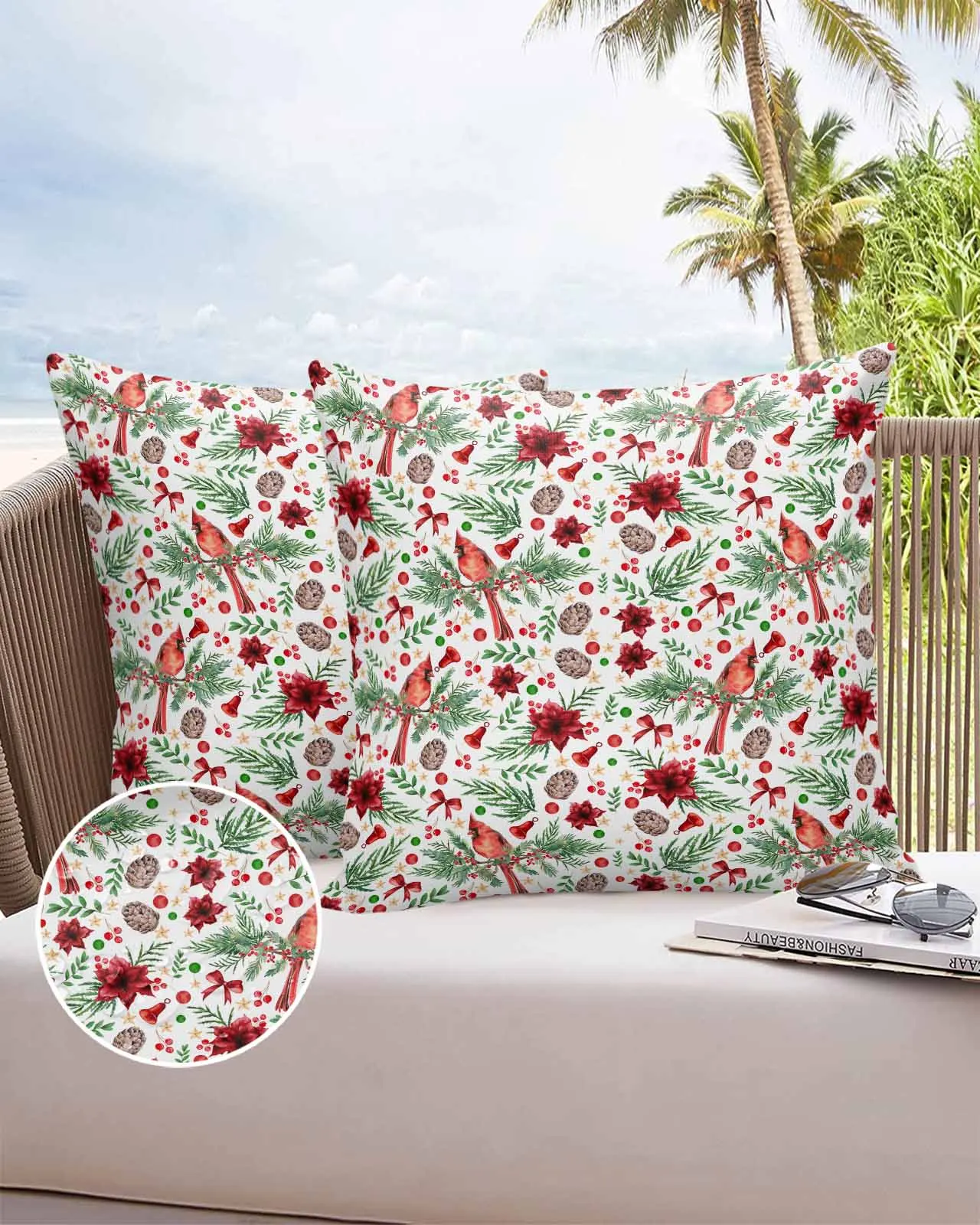 2/4PCS Christmas Flowers Berries Stars Decorative Sofa Throw Pillow Cover Case Garden Patio Cushion Covers
2/4PCS Christmas Flowers Berries Stars Decorative Sofa Throw Pillow Cover Case Garden Patio Cushion Covers