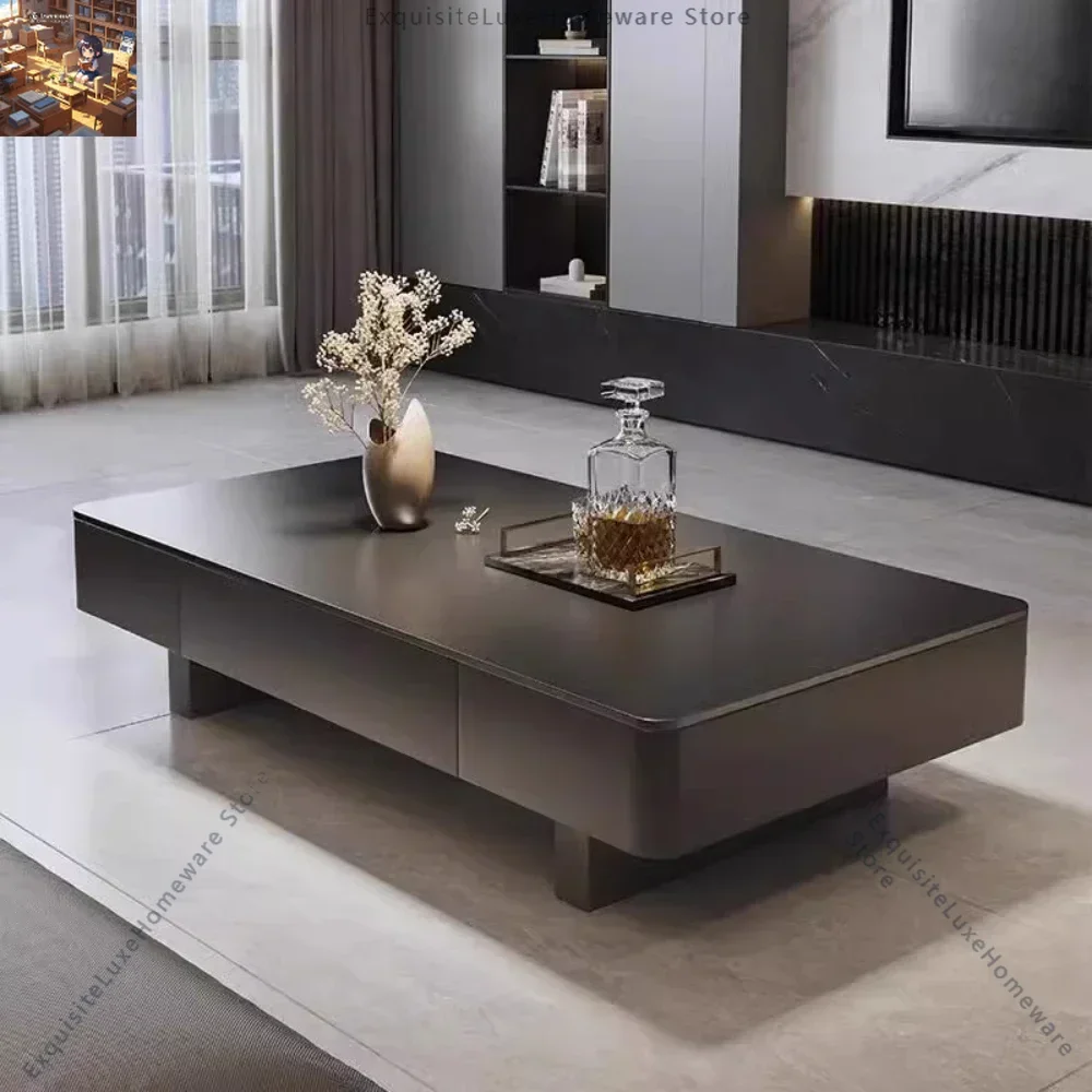 Modern Luxury Coffee Tables Storage Nordic Minimalist Marble Coffee Tables Rectangular Black Mesas De Centro Para Sala Furniture
Modern Luxury Coffee Tables Storage Nordic Minimalist Marble Coffee Tables Rectangular Black Mesas De Centro Para Sala Furniture