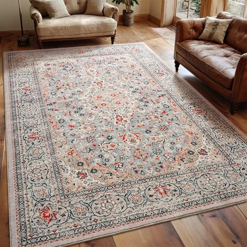 Retro Living Room Carpet Persian Floral Advanced Design Creative Luxury Bedroom Rug Home Decoration Recreational Areas Mat Tapis
Retro Living Room Carpet Persian Floral Advanced Design Creative Luxury Bedroom Rug Home Decoration Recreational Areas Mat Tapis