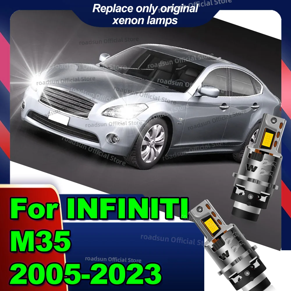Powerful Upgrade HID Headlight Bulbs LED Lamp 6000K Plug and Play For INFINITI M35 2005-2023 2011 2012 2013 2014 2015 2016 2017
Powerful Upgrade HID Headlight Bulbs LED Lamp 6000K Plug and Play For INFINITI M35 2005-2023 2011 2012 2013 2014 2015 2016 2017