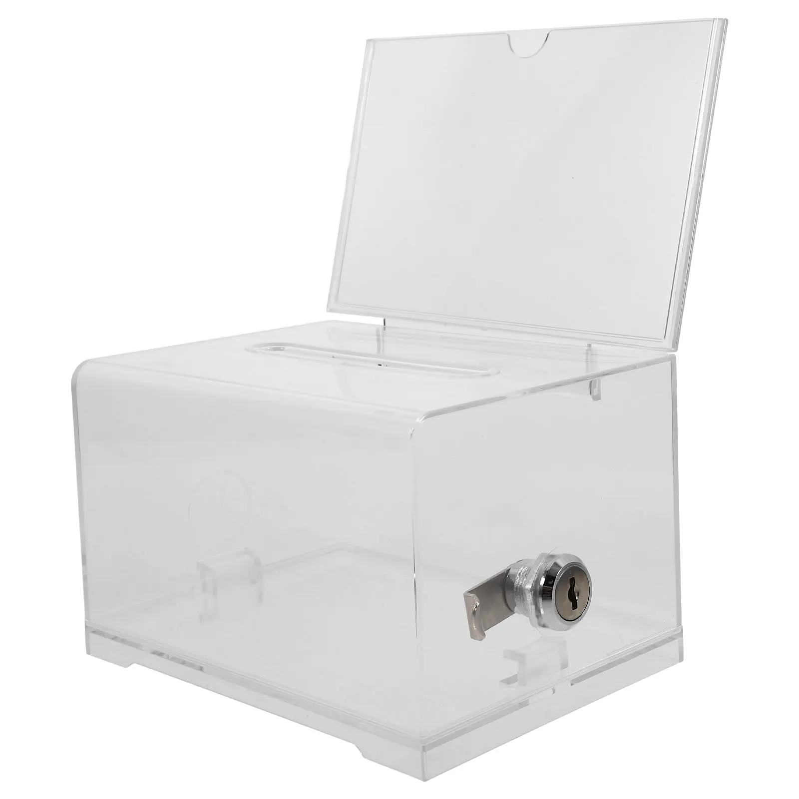 Набор из 1 прозрачной запираемой коробок для пожертвований, предложений и голосований, для сбора средств на благотворительность
Набор из 1 прозрачной запираемой коробок для пожертвований, предложений и голосований, для сбора средств на благотворительность