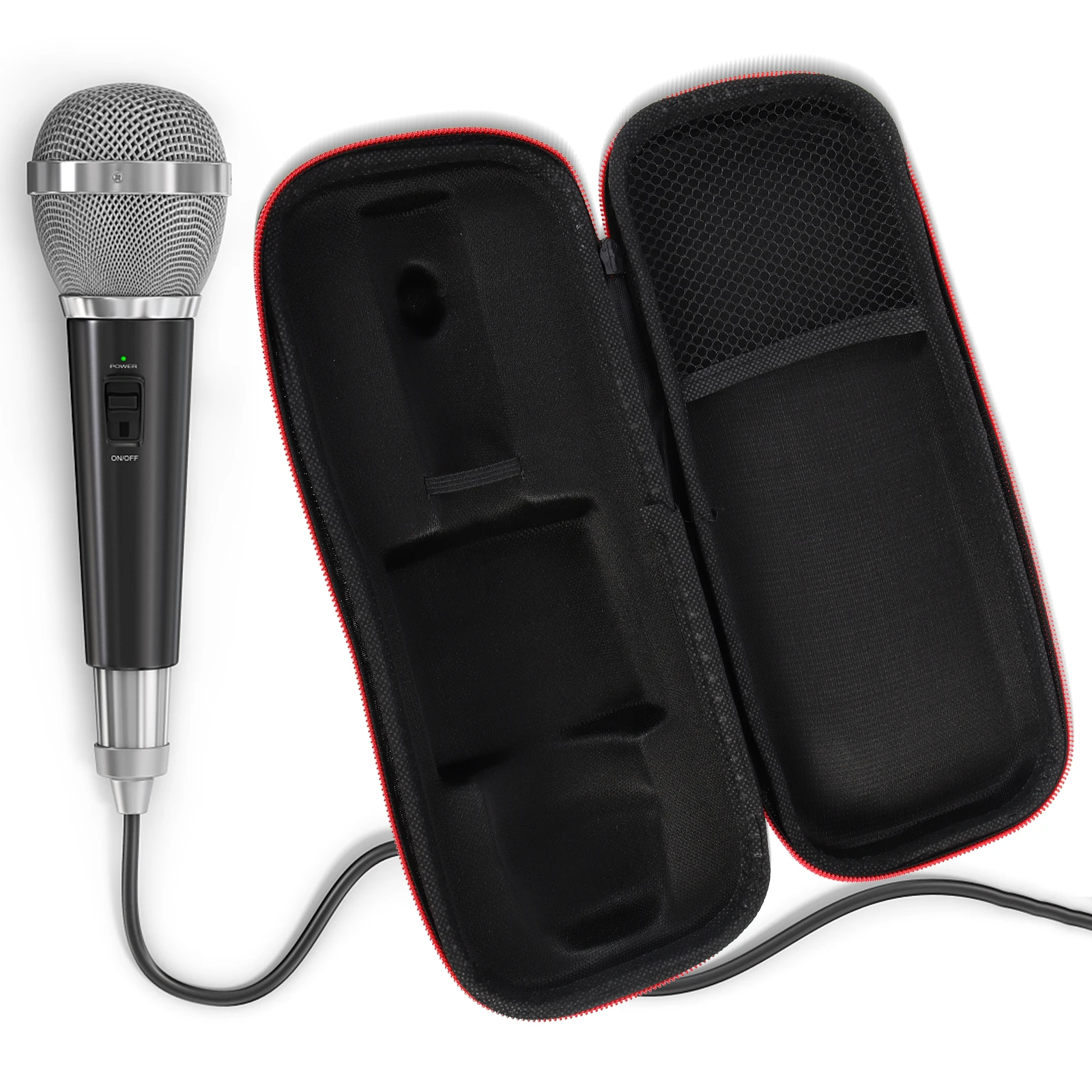 Microphone Storage Bag Wireless Case Shockproof Portable Carrying Padded Container Mic Accessories Mesh Design Black Large
Microphone Storage Bag Wireless Case Shockproof Portable Carrying Padded Container Mic Accessories Mesh Design Black Large
