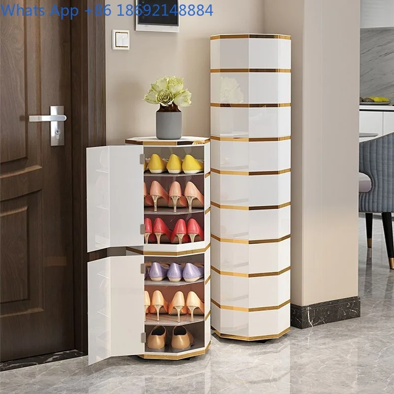 Creative Rotating Simple Entryway Space-Saving Storage Cabinet Small Household Entrance Round Shoe Rack Storage Cabinet
Creative Rotating Simple Entryway Space-Saving Storage Cabinet Small Household Entrance Round Shoe Rack Storage Cabinet