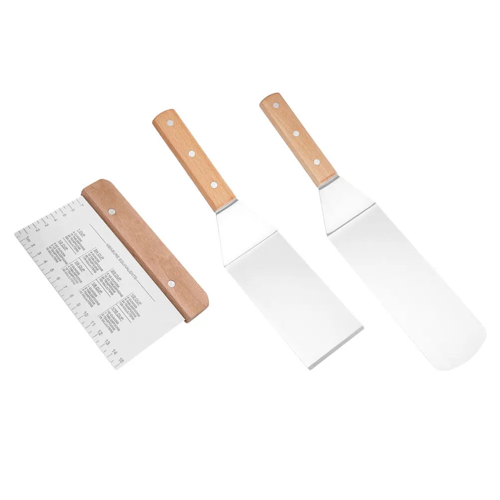 3 Pcs Cake Baking Steak Spatula Shovel Frying Shovel Steak Kitchen Tool Cake Dining Kitchen Tool Set
3 Pcs Cake Baking Steak Spatula Shovel Frying Shovel Steak Kitchen Tool Cake Dining Kitchen Tool Set