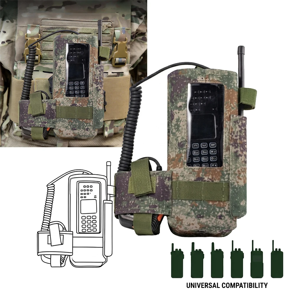 Universal Tactical Radio Pouch MOLLE Walkie Talkie Holder Airsoft EDC Waist Belt Bag Multi-functional Intercom Case for Hunting
Universal Tactical Radio Pouch MOLLE Walkie Talkie Holder Airsoft EDC Waist Belt Bag Multi-functional Intercom Case for Hunting