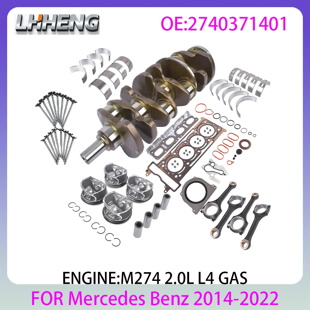 Engine Overhaul Rebuild Kit For Mercedes W205 W213 GLC X253 CLA C117 M274 2.0L 2.0 L T L4 GAS Turbo 2014-2022 Full Repair Parts
Engine Overhaul Rebuild Kit For Mercedes W205 W213 GLC X253 CLA C117 M274 2.0L 2.0 L T L4 GAS Turbo 2014-2022 Full Repair Parts