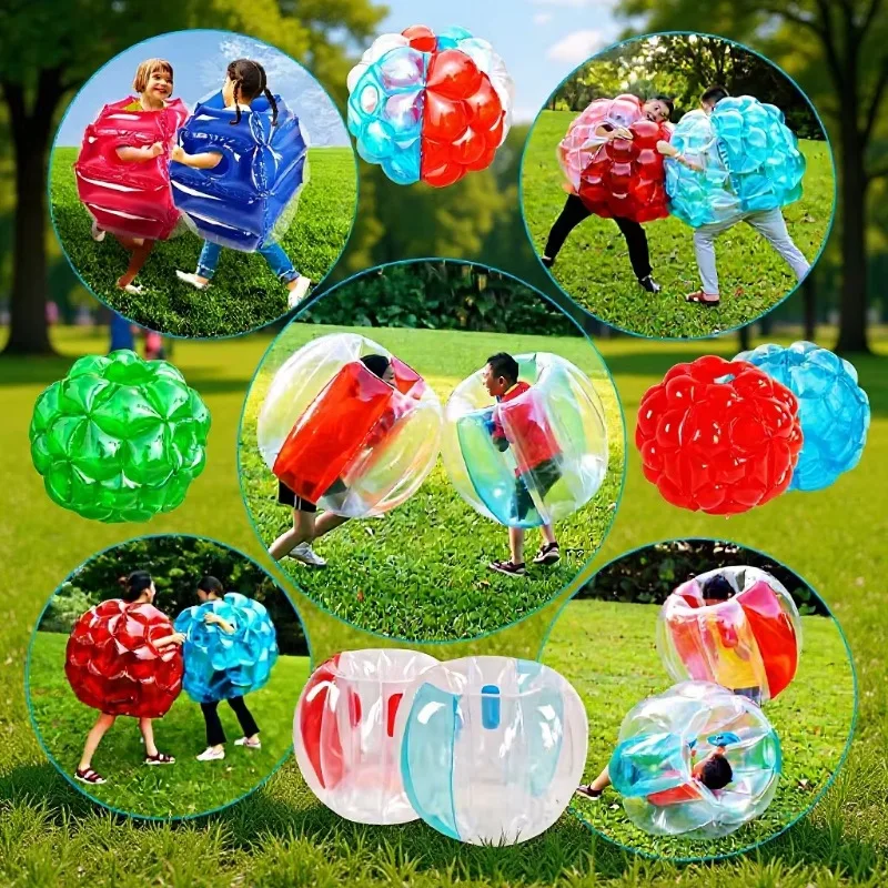 Thick PVC Inflatable Collision Ball Wearable Bubble Bumper Ball Interactive Game Toy for Kids Outdoor Lawn Party Activities
Thick PVC Inflatable Collision Ball Wearable Bubble Bumper Ball Interactive Game Toy for Kids Outdoor Lawn Party Activities
