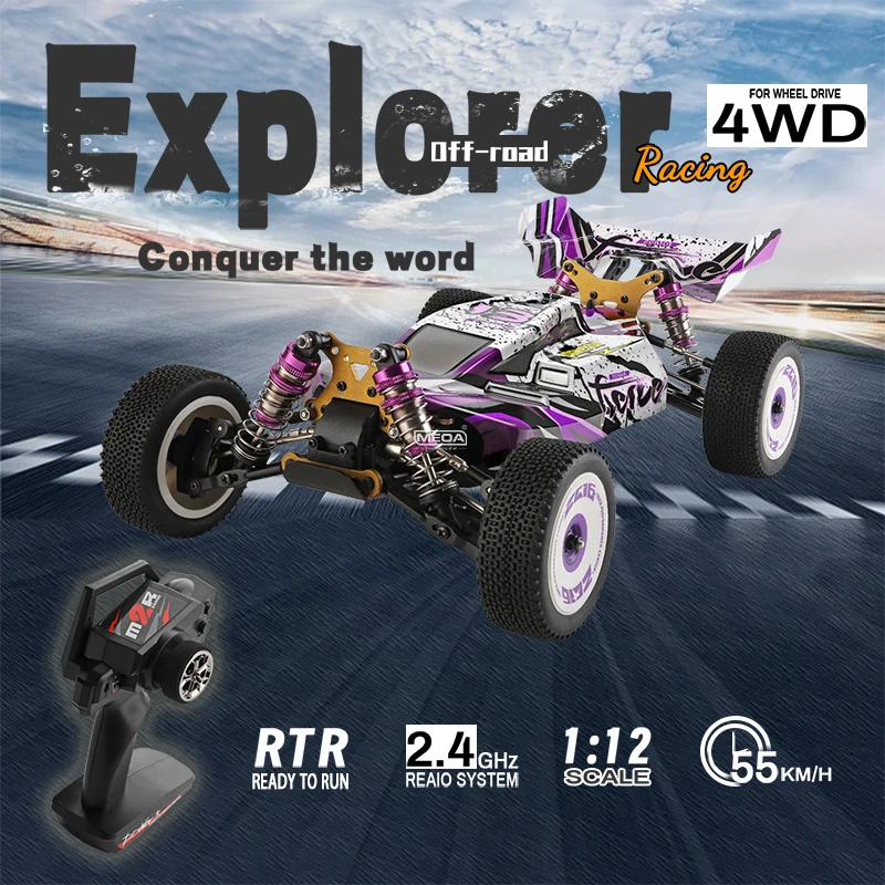 WLtoys 124018/124019 масштаб 1:12 автомобиль с дистанционным управлением 2,4G 55 км/ч высокоскоростной радиоуправляемый автомобиль бесщеточный 4WD электрический внедорожный грузовик игрушка
WLtoys 124018/124019 масштаб 1:12 автомобиль с дистанционным управлением 2,4G 55 км/ч высокоскоростной радиоуправляемый автомобиль бесщеточный 4WD электрический внедорожный грузовик игрушка 