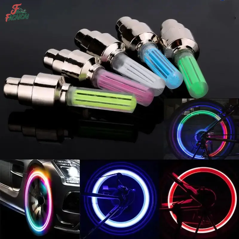 Bicycle Lights LED Bike Wheel Luminous Fluorescent Tire Valve Light Cap Decor Neon Lamp Flash Cycle Accessories
Bicycle Lights LED Bike Wheel Luminous Fluorescent Tire Valve Light Cap Decor Neon Lamp Flash Cycle Accessories