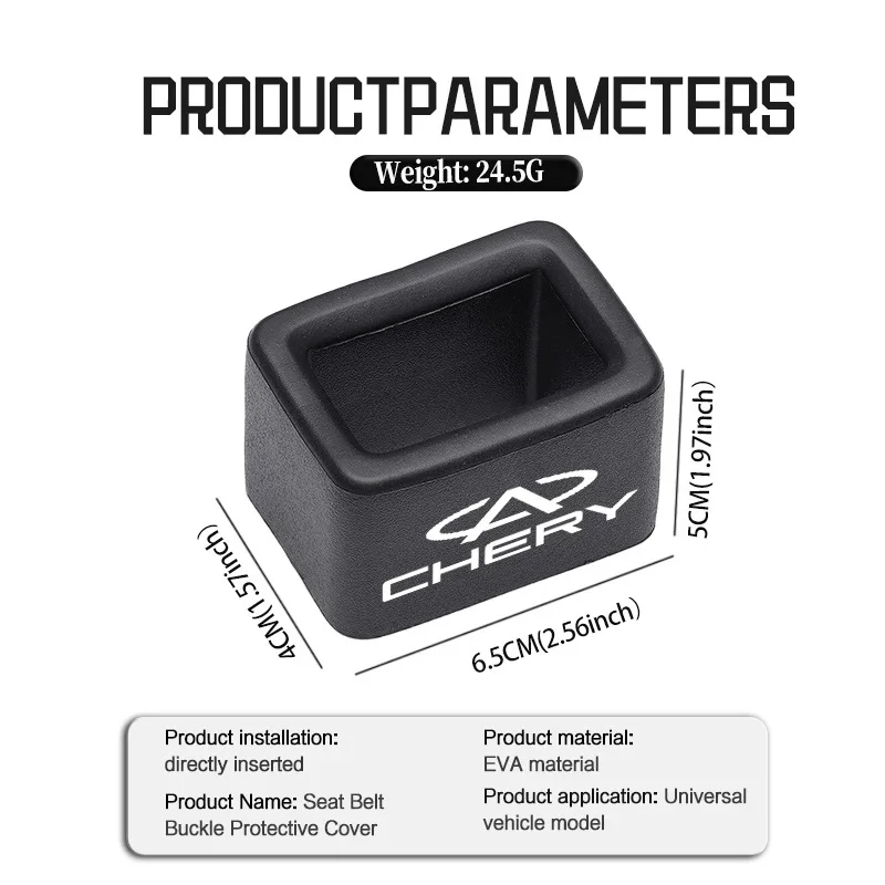 Anti Collision Car Seat Belt Buckle Base Cover for Chery S5 O5 E5 C5 PRO PHEV Tiggo 5 8 7 Arrizo X70 Silicone Interior Protector
Anti Collision Car Seat Belt Buckle Base Cover for Chery S5 O5 E5 C5 PRO PHEV Tiggo 5 8 7 Arrizo X70 Silicone Interior Protector