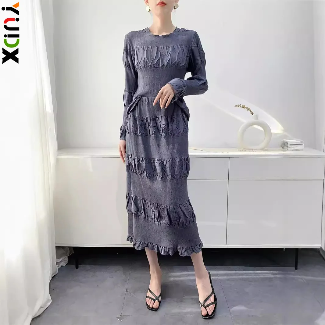YUDX Fashion Printed Pleated Solid Color Women's Suit Top + Half Skirt Comfortable Casual Design 2 Piece Set 2024 Autumn New
YUDX Fashion Printed Pleated Solid Color Women's Suit Top + Half Skirt Comfortable Casual Design 2 Piece Set 2024 Autumn New