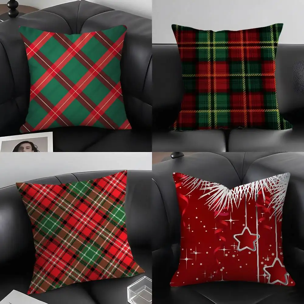 Red classic Christmas patterns Pillow Case Plush Fabric Soft Pillowcase Double Sided Print Cushion Cover Household Gifts
Red classic Christmas patterns Pillow Case Plush Fabric Soft Pillowcase Double Sided Print Cushion Cover Household Gifts