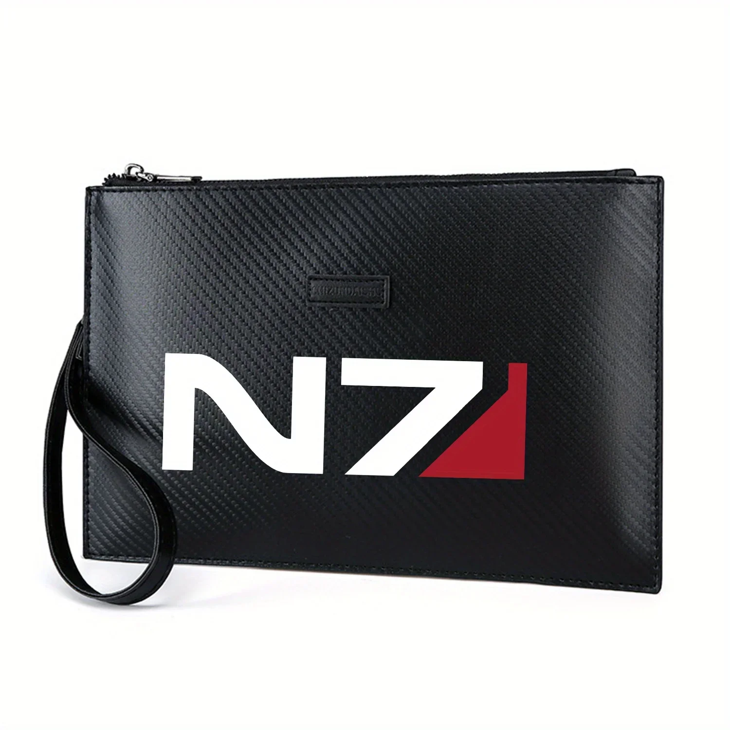 White N7 black background red area Elegant Printed PU Men's Handbag Fashionable and Practical for Everyday Carry
White N7 black background red area Elegant Printed PU Men's Handbag Fashionable and Practical for Everyday Carry