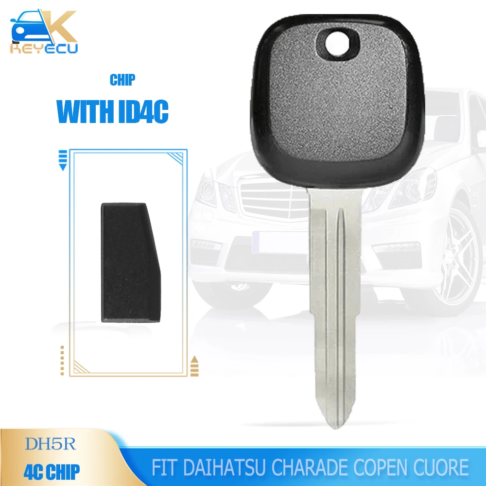KEYECU Transponder Key ID4C Chip for Daihatsu Charade Copen Cuore Feroza Sirion YRV DH4R DH5R Key Blade
KEYECU Transponder Key ID4C Chip for Daihatsu Charade Copen Cuore Feroza Sirion YRV DH4R DH5R Key Blade