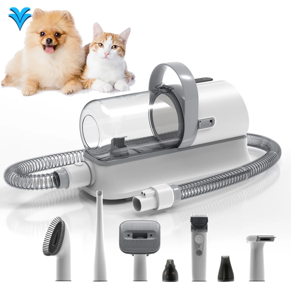 Stylish Grey Electric Pet Hair Clipper with 7in1 Grooming Tools for AllinOne Care
Stylish Grey Electric Pet Hair Clipper with 7in1 Grooming Tools for AllinOne Care