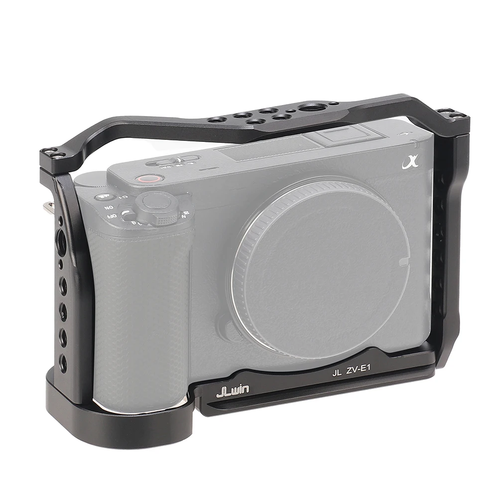 Fotga Camera Cage for Sony ZV-E1 Rabbit Case For Sony Micro Single Cameras Protective Frame with Arri Hole Arkah Dovetail groove
Fotga Camera Cage for Sony ZV-E1 Rabbit Case For Sony Micro Single Cameras Protective Frame with Arri Hole Arkah Dovetail groove