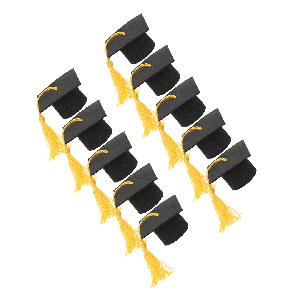 12 Pcs Venue Setting Props Cake Decoration Graduation Cap Toppers Polyester Party Cupcake
12 Pcs Venue Setting Props Cake Decoration Graduation Cap Toppers Polyester Party Cupcake