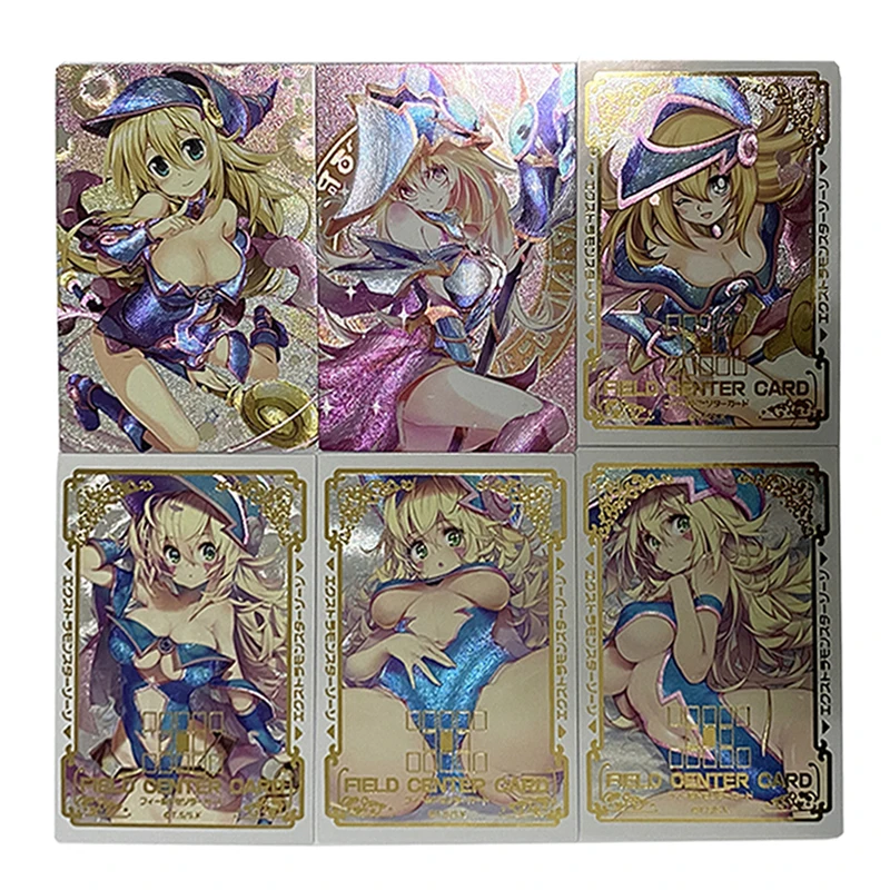 6Pcs/set Self Made Yu-Gi-Oh! Dark Magician Girl Bronzing Color Flash Card Anime Peripherals Game Collection Cards Gift Toys
6Pcs/set Self Made Yu-Gi-Oh! Dark Magician Girl Bronzing Color Flash Card Anime Peripherals Game Collection Cards Gift Toys
