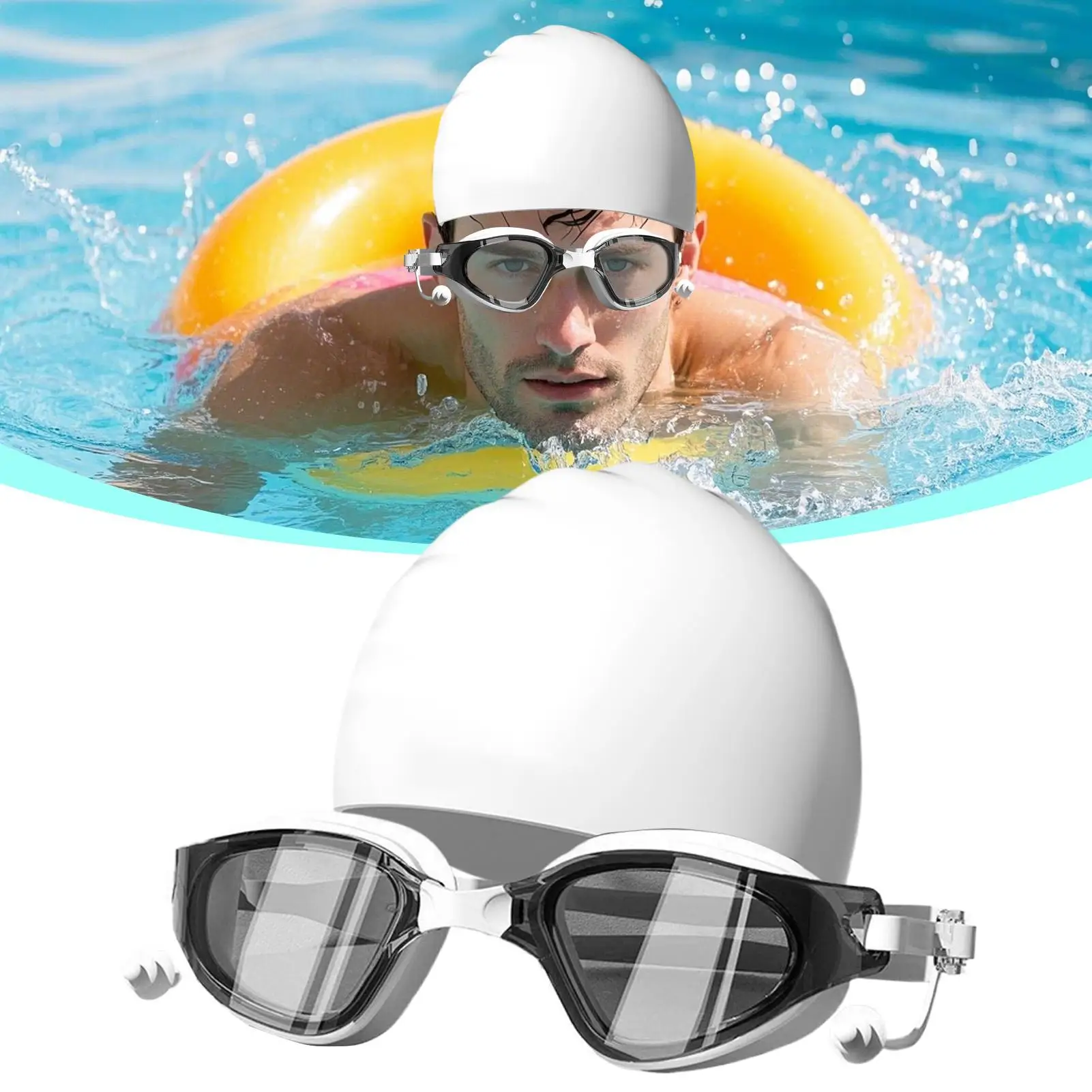 Очки для плавания, герметичные удобные противотуманные очки для плавания с шапочкой для женщин, мальчиков и девочек, молодежи, подростков, мужа, сына, дочки
Очки для плавания, герметичные удобные противотуманные очки для плавания с шапочкой для женщин, мальчиков и девочек, молодежи, подростков, мужа, сына, дочки