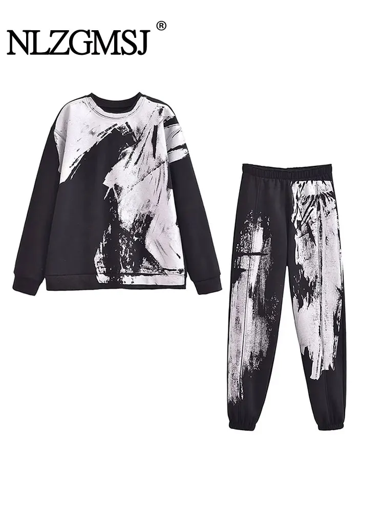 TRAF 2024 Autumn New Women's Suit Fashion Sweatshirt Set Woman Two Pieces Pants Sets Womens Outfits
TRAF 2024 Autumn New Women's Suit Fashion Sweatshirt Set Woman Two Pieces Pants Sets Womens Outfits