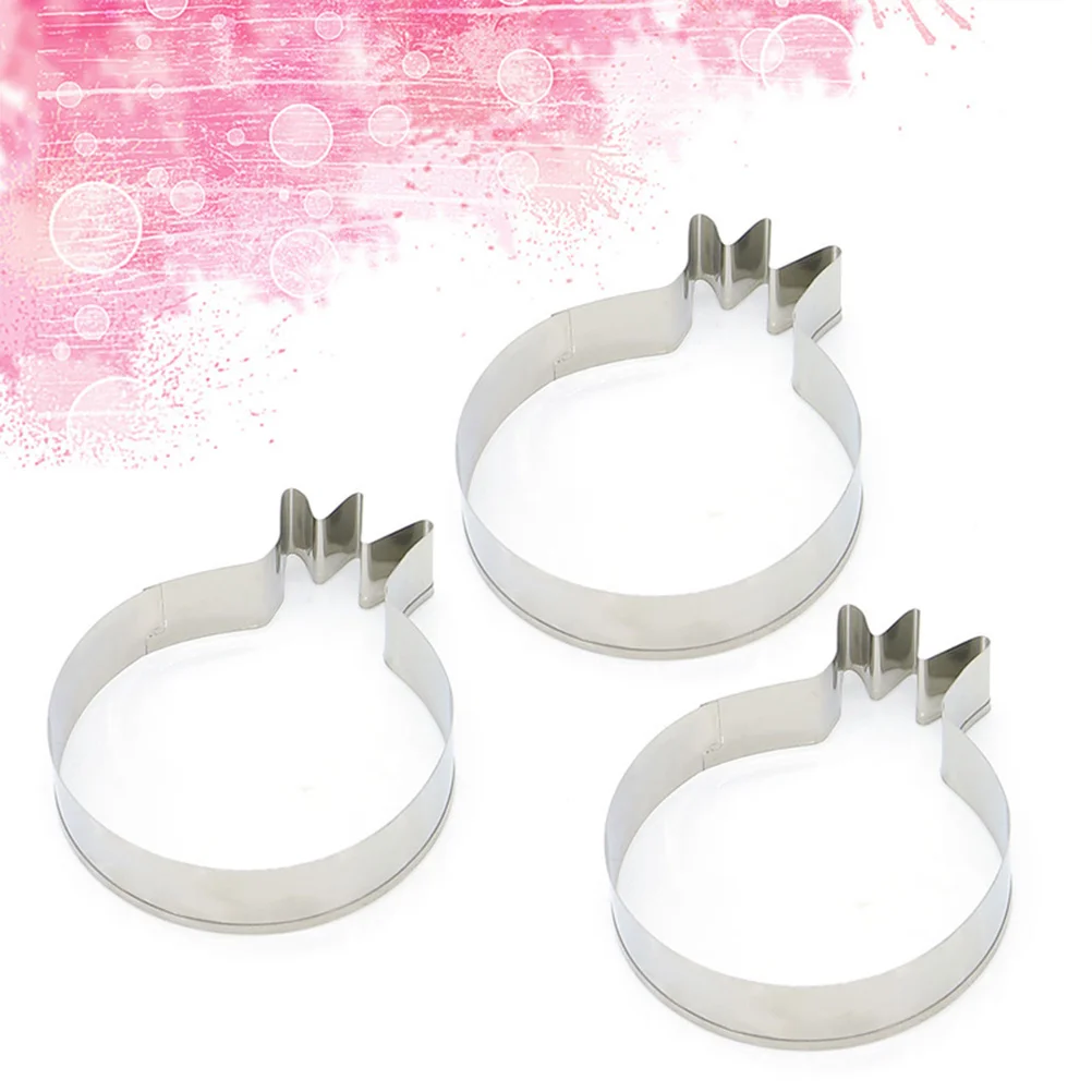 3Pcs DIY Pomegranate Mold Stainless Steel Baking Tool for Cake Cookie Fondant Chocolate Craft Dessert Non-Stick Reusable
3Pcs DIY Pomegranate Mold Stainless Steel Baking Tool for Cake Cookie Fondant Chocolate Craft Dessert Non-Stick Reusable