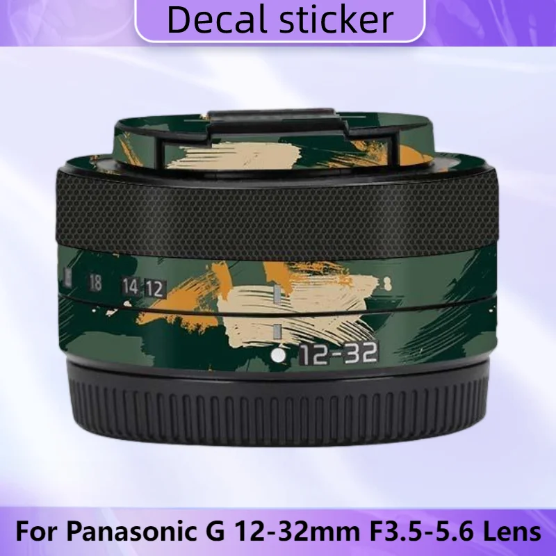 Для Panasonic G 12-32 мм F3,5-5,6 наклейка на объектив защитная наклейка на кожу виниловая пленка защитная пленка от царапин G12-32 F3,5-5,6
Для Panasonic G 12-32 мм F3,5-5,6 наклейка на объектив защитная наклейка на кожу виниловая пленка защитная пленка от царапин G12-32 F3,5-5,6