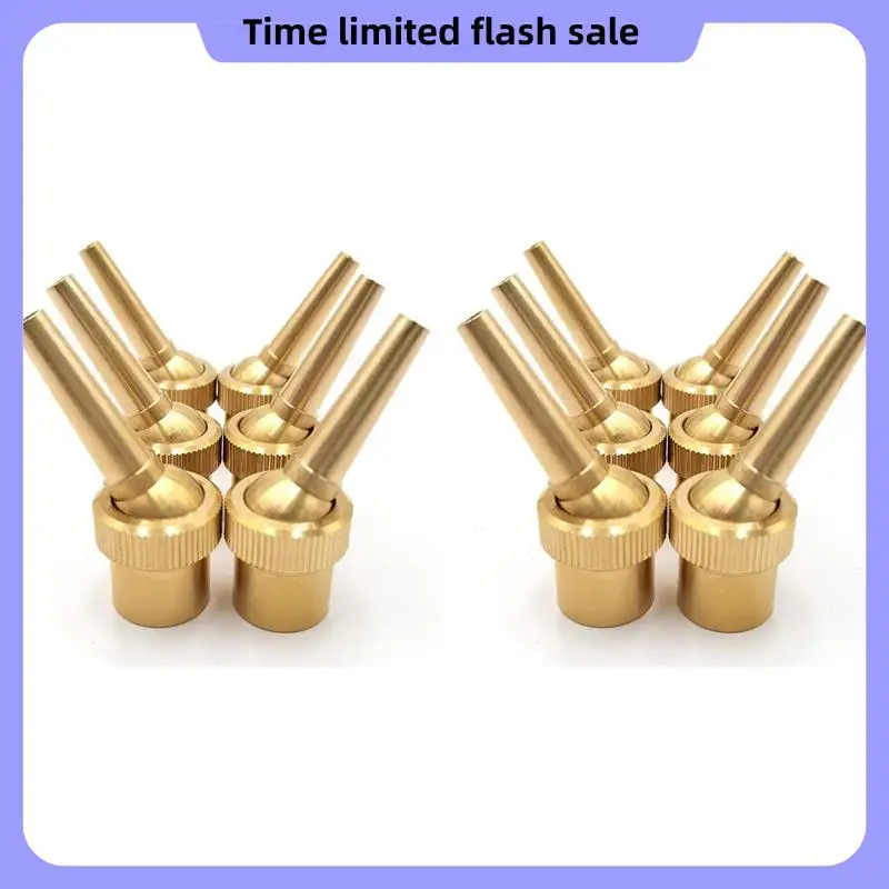 A40T 12Pcs 1/2Inch DN15 Brass Fountain Nozzle Adjustable Direction Jet Water Sprayhead For Landscaping Use
A40T 12Pcs 1/2Inch DN15 Brass Fountain Nozzle Adjustable Direction Jet Water Sprayhead For Landscaping Use