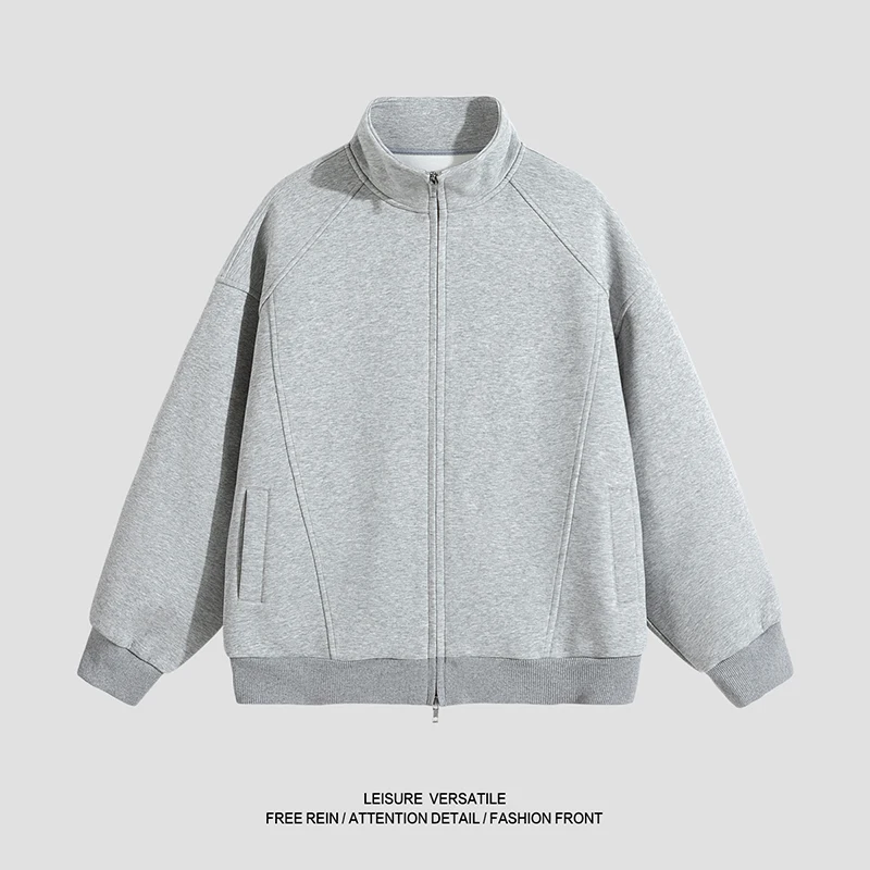 Men's Fashion Booth: Collared Sweatshirt with Zipper, Loose-Fit Jacket, Fashionably Sewn, Versatile Casual Style
Men's Fashion Booth: Collared Sweatshirt with Zipper, Loose-Fit Jacket, Fashionably Sewn, Versatile Casual Style