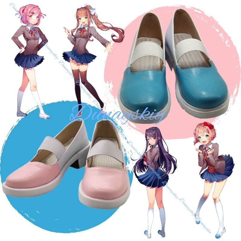 Doki Doki Literature Club Cosplay Shoes Anime Character Durable School Uniform Style Custom Fit Sizes 34-43 for Cosplay Events
Doki Doki Literature Club Cosplay Shoes Anime Character Durable School Uniform Style Custom Fit Sizes 34-43 for Cosplay Events
