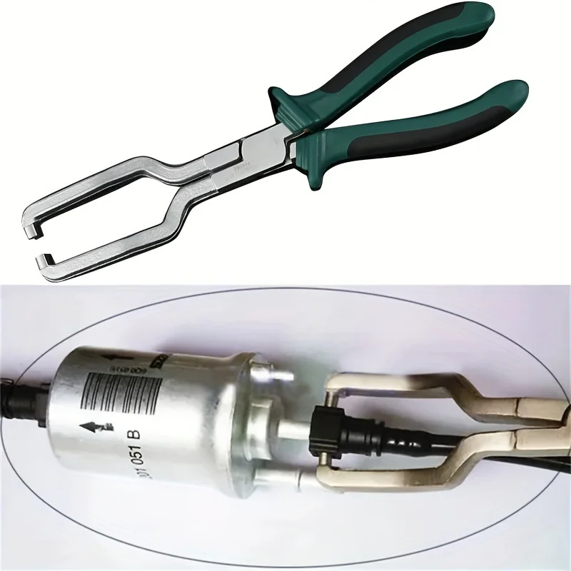 Damaly,1pc Ergonomic Alloy Steel Fuel Filter Pliers - Quick Disassembly & Repair Tool for Gasoline Lines, Non-Slip Grip, Green
Damaly,1pc Ergonomic Alloy Steel Fuel Filter Pliers - Quick Disassembly & Repair Tool for Gasoline Lines, Non-Slip Grip, Green