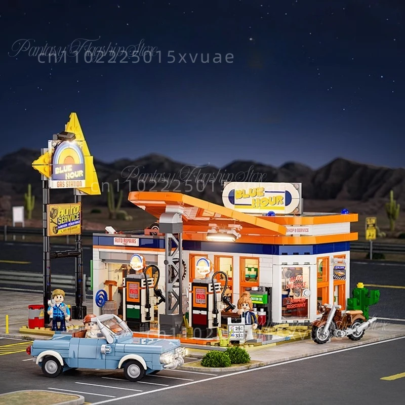 New Road Trip Series Building Block Gas Station City Assembling Streetscape Creative Model Toy Tabletop Decoration Holiday Gifts
New Road Trip Series Building Block Gas Station City Assembling Streetscape Creative Model Toy Tabletop Decoration Holiday Gifts