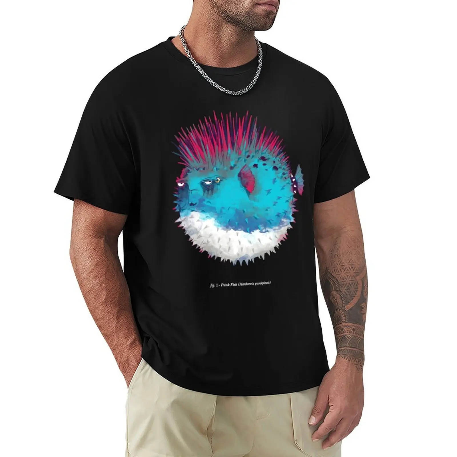 Punk fish T-Shirt Street Style Casual Tee Shirt
Punk fish T-Shirt Street Style Casual Tee Shirt