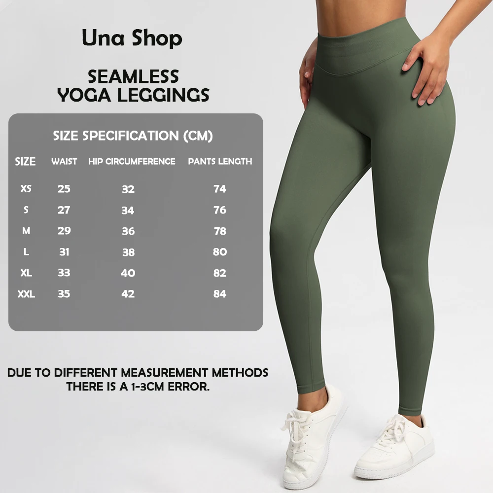 Una-Shop Бесшовные леггинсы для йоги с высокой талией для фитнеса, дышащие спортивные колготки с эффектом пуш-ап для женщин, спортивные штаны, спортивная одежда для спортзала
Una-Shop Бесшовные леггинсы для йоги с высокой талией для фитнеса, дышащие спортивные колготки с эффектом пуш-ап для женщин, спортивные штаны, спортивная одежда для спортзала