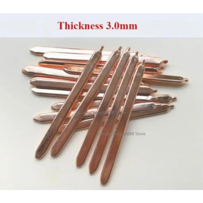 1pc 50mm-300mm Pure Copper CPU GPU RAM Heatpipe Tube Laptop Radiator Heating Cooler Flat Heat Pipes Heatsink Notebook Computer