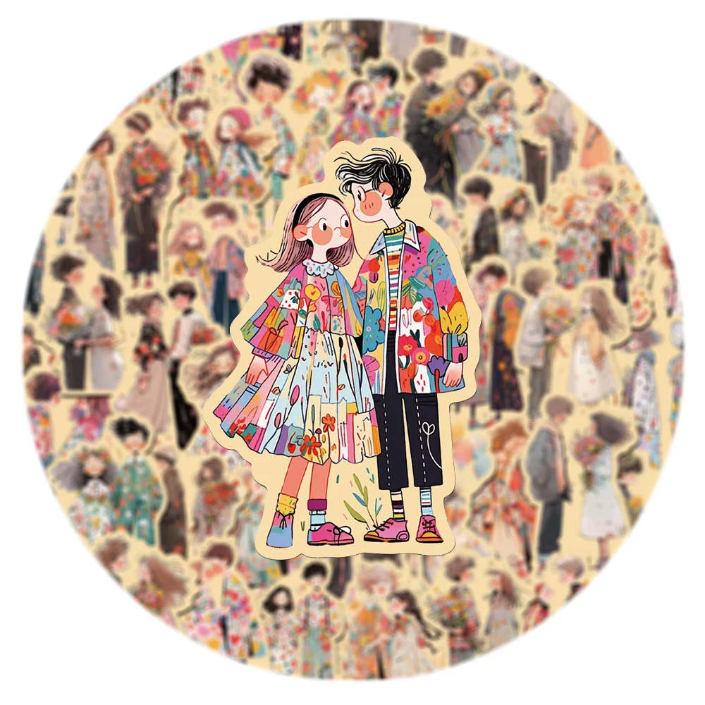 10/30/50pcs Cute Cartoon Couple Lovers Stickers Kawaii Graffiti Sticker DIY Phone Suitcase Notebook Valentine's Day Decal Gift
10/30/50pcs Cute Cartoon Couple Lovers Stickers Kawaii Graffiti Sticker DIY Phone Suitcase Notebook Valentine's Day Decal Gift