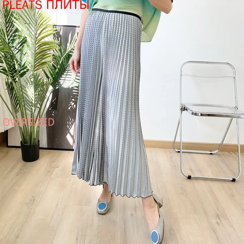 Miyake Pleated Color Pants Summer New Drape Loose Large Size Show Thin Large Size Trousers Wide Leg Pants PLEATS Pantalones
Miyake Pleated Color Pants Summer New Drape Loose Large Size Show Thin Large Size Trousers Wide Leg Pants PLEATS Pantalones