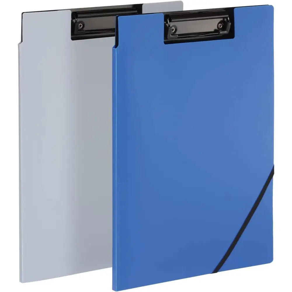 Clipboard with Storage, 4 Pockets, Penholder, 2 Pack, 2 Color Combos (Gray/Black, Blue/Black), Great for Nursing, Office, Classr
Clipboard with Storage, 4 Pockets, Penholder, 2 Pack, 2 Color Combos (Gray/Black, Blue/Black), Great for Nursing, Office, Classr
