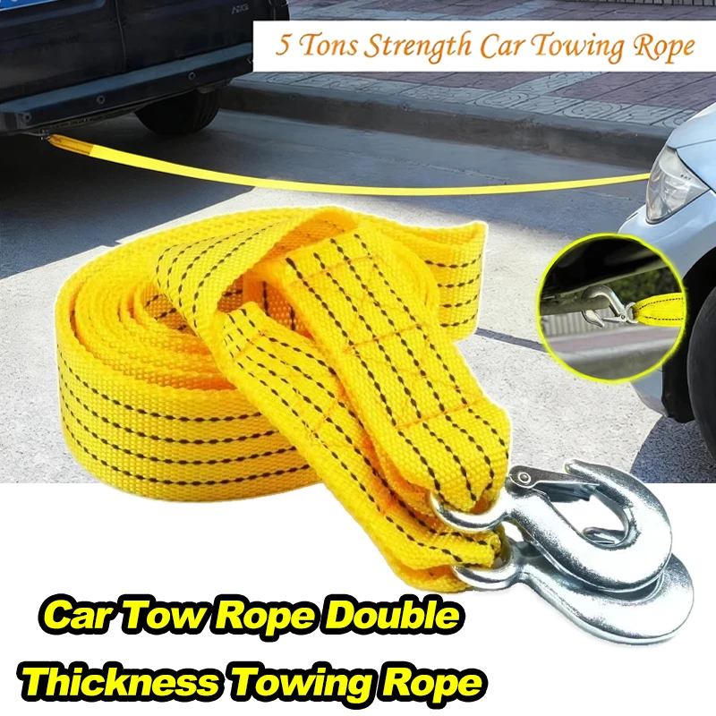 Портативный сверхмощный автомобильный буксирный трос, буксировочный трос с крючками, двухслойный утолщенный транспортный канат для восстановления, аварийное придорожное спасение
Портативный сверхмощный автомобильный буксирный трос, буксировочный трос с крючками, двухслойный утолщенный транспортный канат для восстановления, аварийное придорожное спасение