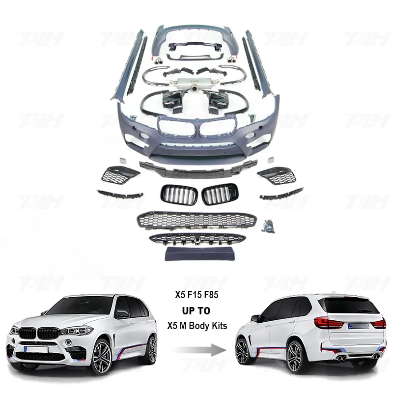2014-2018 F15 X5 / m Style Wide Body Kits For Bmw Kit Front Bumper Rear Side Skirts Over Fender Grille
2014-2018 F15 X5 / m Style Wide Body Kits For Bmw Kit Front Bumper Rear Side Skirts Over Fender Grille