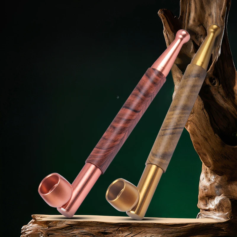 New Wooden Metal Tube Filter Tobacco Pipe Microfilter Reducing Tar Cigarette Holder Portable dual use Smoke Mouthpiece Men Gift
New Wooden Metal Tube Filter Tobacco Pipe Microfilter Reducing Tar Cigarette Holder Portable dual use Smoke Mouthpiece Men Gift