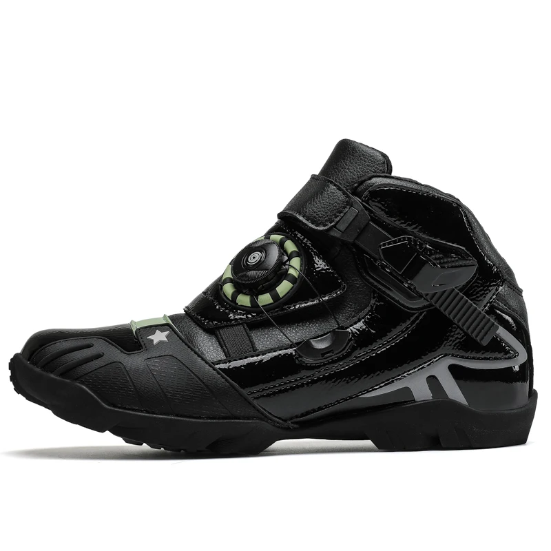 Motorcycle protective riding boot unisex four seasons high top fashion breathable anti slip off-road cycling shoes equipment
Motorcycle protective riding boot unisex four seasons high top fashion breathable anti slip off-road cycling shoes equipment