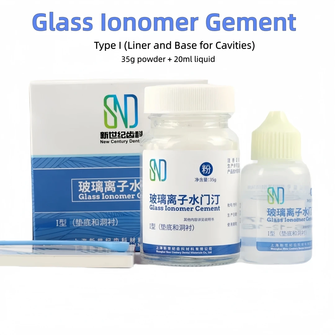 Dental Glass Ionomer Restorative Cement Multipurpose Cavity Liner, Base,Core Buildup Material for Dentist Laboratory Restoration
Dental Glass Ionomer Restorative Cement Multipurpose Cavity Liner, Base,Core Buildup Material for Dentist Laboratory Restoration
