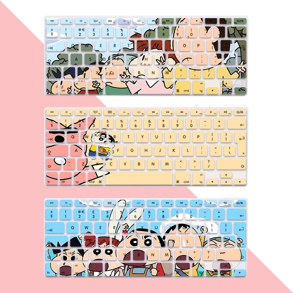 Crayon Shin-chans EU Layout Soft Silicone Keyboard Cover for Macbook pro A1278 A1286 Retina A1425 A1502 A1398 Air A1369 A1466
Crayon Shin-chans EU Layout Soft Silicone Keyboard Cover for Macbook pro A1278 A1286 Retina A1425 A1502 A1398 Air A1369 A1466
