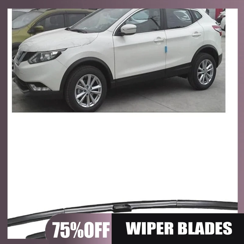 Suitable for Nissan Qashqai wiper blades Nissan Qashqai J11 2013-2020 26'+17'
Suitable for Nissan Qashqai wiper blades Nissan Qashqai J11 2013-2020 26'+17'
