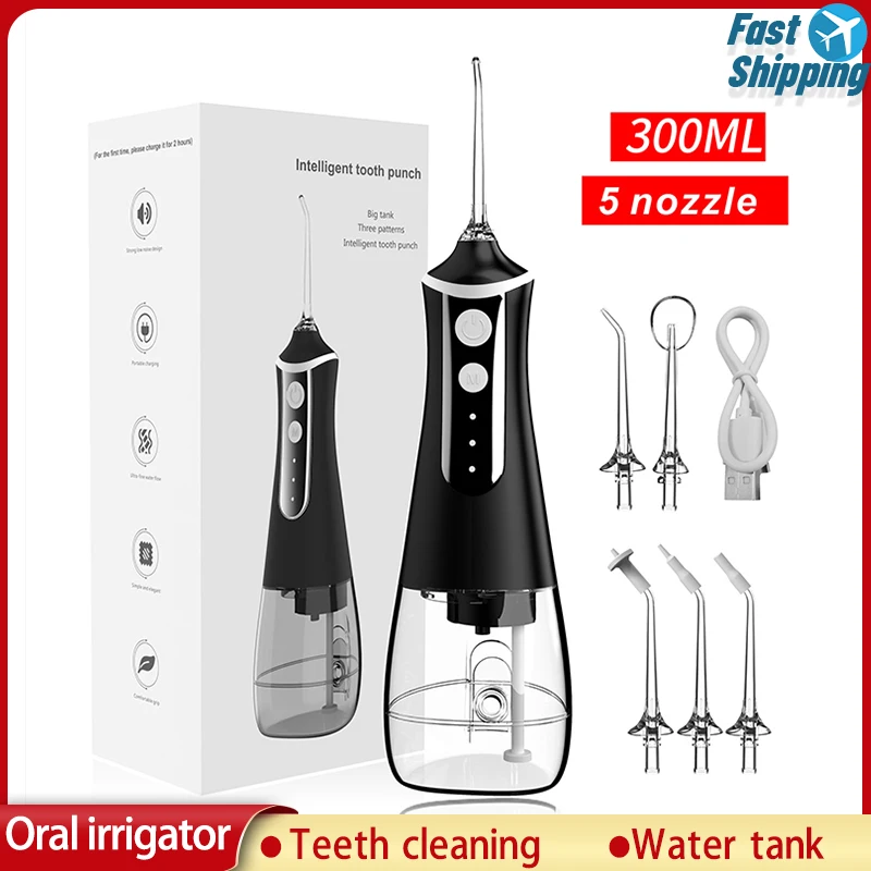 Xiaomi Youpin Oral Irrigator portable Dental Water Tank Flosser Jet Pick Waterproof Teeth Cleaner 300ML 5 Nozzles Mouth Tools
Xiaomi Youpin Oral Irrigator portable Dental Water Tank Flosser Jet Pick Waterproof Teeth Cleaner 300ML 5 Nozzles Mouth Tools
