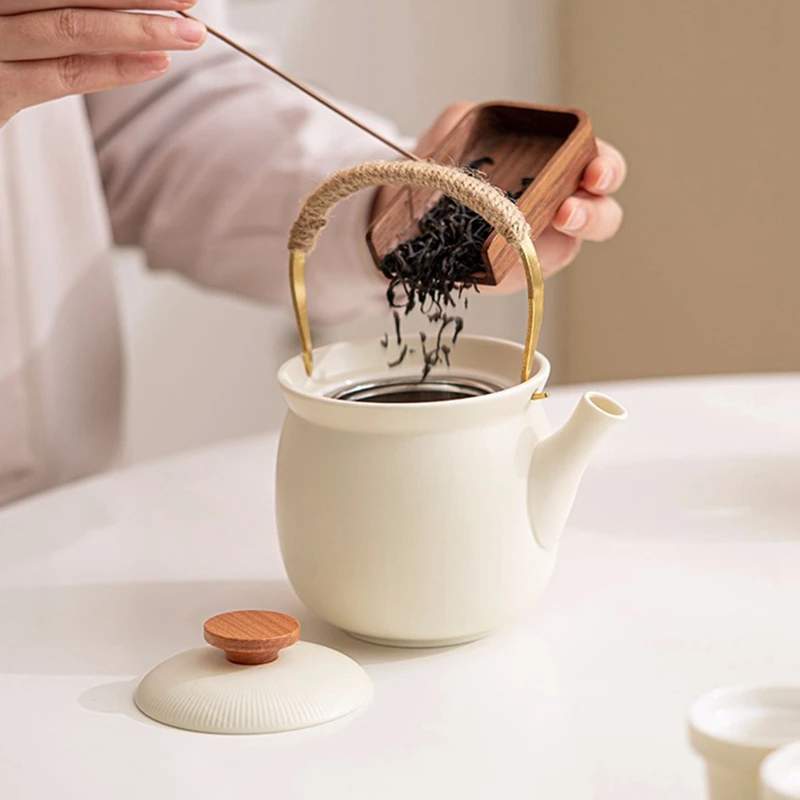 Cream Yellow Teapot Tea Brewer Set Stove Candle Heating Ceramic Warm Tea Warm Roasted Tea Stove-SPMI
Cream Yellow Teapot Tea Brewer Set Stove Candle Heating Ceramic Warm Tea Warm Roasted Tea Stove-SPMI