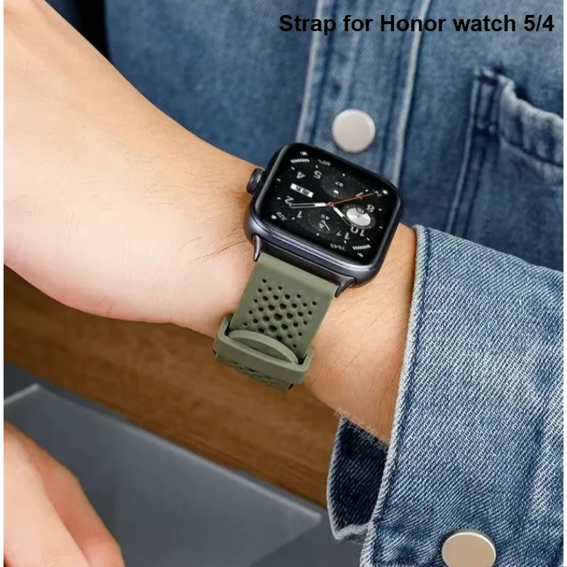 Silicone Strap For Honor watch 5 Cave Watchband for Honor watch 4 Sport Wristband Smartwatch Correa Bracelet Women Men Band
Silicone Strap For Honor watch 5 Cave Watchband for Honor watch 4 Sport Wristband Smartwatch Correa Bracelet Women Men Band