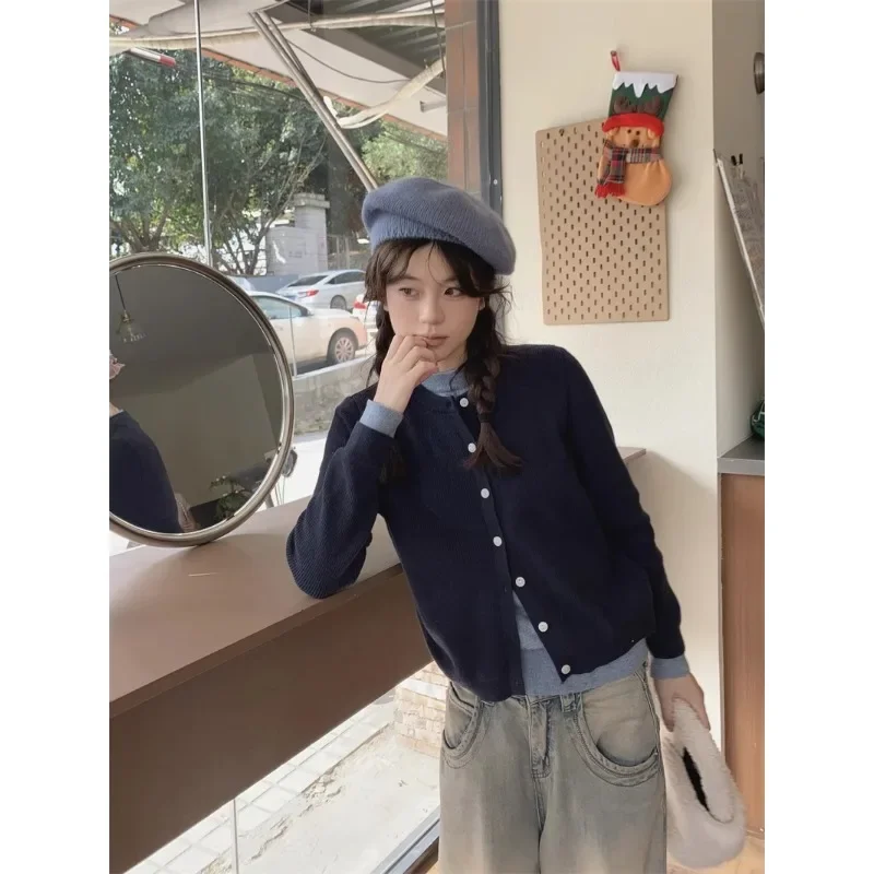 Standing Collar Sweater Women Soft and Glutinous Knit Sweater Versatile Slim and Fragrant Young Cardigan Gentle and Stylish
Standing Collar Sweater Women Soft and Glutinous Knit Sweater Versatile Slim and Fragrant Young Cardigan Gentle and Stylish
