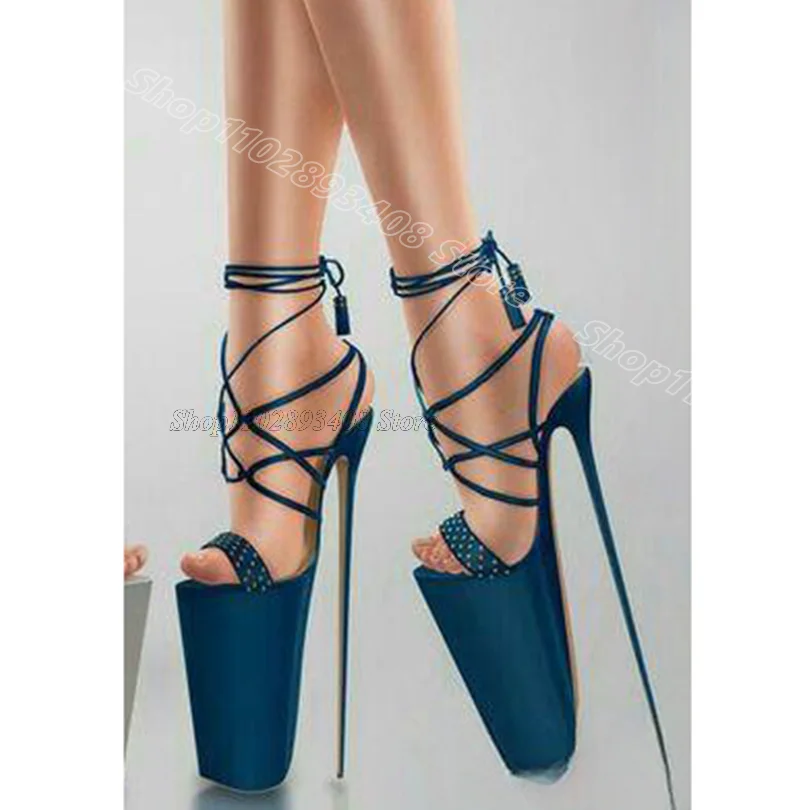 Blue Ankle Strap Platform Sandals Open Toe Stiletto Heels British Style Dance Party Fashion Women Shoes 2024 Zapatos Para Mujere
Blue Ankle Strap Platform Sandals Open Toe Stiletto Heels British Style Dance Party Fashion Women Shoes 2024 Zapatos Para Mujere