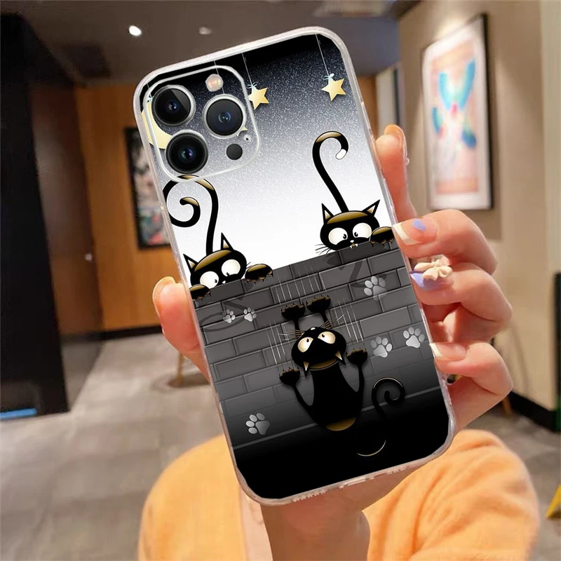 Phone Case For iphone 17ProMax Air 16 15 14 13 Pro Max 15 16 Pro 15Plus Cartoon black cat
Phone Case For iphone 17ProMax Air 16 15 14 13 Pro Max 15 16 Pro 15Plus Cartoon black cat